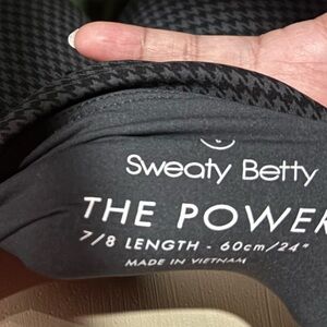 Bold Sweaty Betty Power 7/8 Houndstooth Leggings